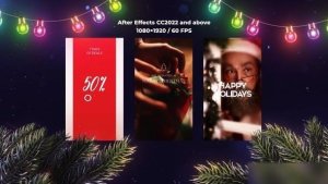Videohive Christmas Instagram Stories 2 Openers template preview