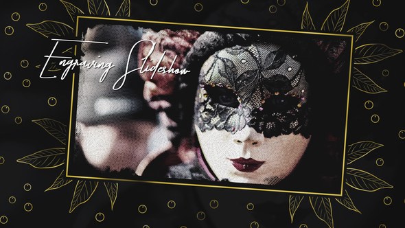 Videohive Engraving Slideshow Video Displays template preview