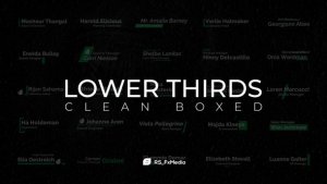 Videohive Lower Thirds | Clean Fade In Titles template preview