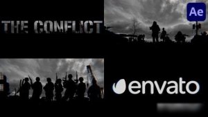 Videohive The Conflict Logo for After Effects Logo Stings template preview