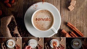 Coffee Opener Video Displays template preview