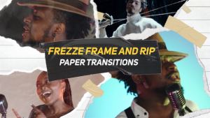 Videohive Freeze Freme and Rip paper Transition Elements template preview