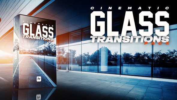 Glass Transitions Pack for Premiere Pro Premiere Pro template preview