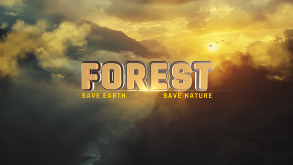 Videohive The Forest I Title Opener 54550800 Openers template preview