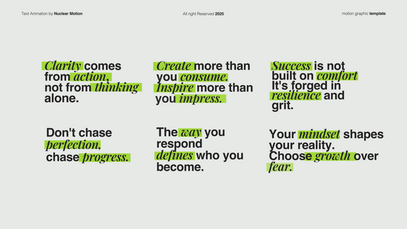 Videohive Text Animation 58592520 Titles template preview