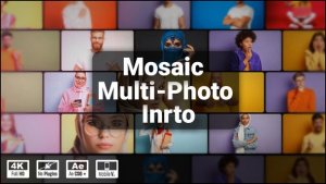 Videohive Mosaic Multi-Photo Intro 48536546 Logo Stings template preview