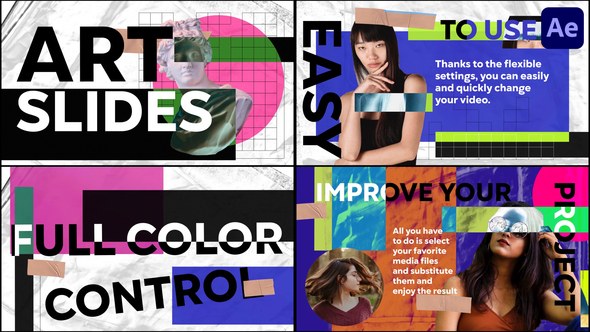 Videohive Postmodern Creative Slides for After Effects Openers template preview