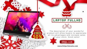 Videohive Merry Christmas Sale B47 Product Promo template preview