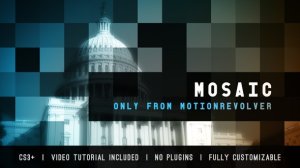 Videohive Mosaic Slideshow 5624629 Openers template preview