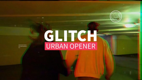 Videohive Glitch Urban Opener 58325994 Openers template preview