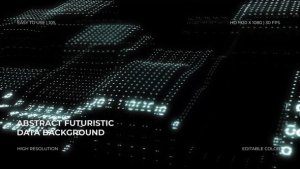 Videohive Abstract Futuristic Data Background Video Displays template preview