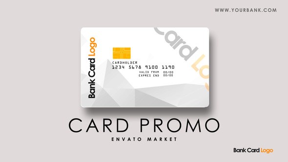 Videohive Bank Credit Card Product Promo template preview
