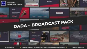 Videohive DADA - Broadcast Pack Broadcast-packages template preview