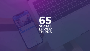 Social Media Lower Thirds Video Displays template preview