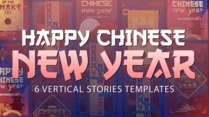 Videohive Happy Chinese New Year Stories Titles template preview