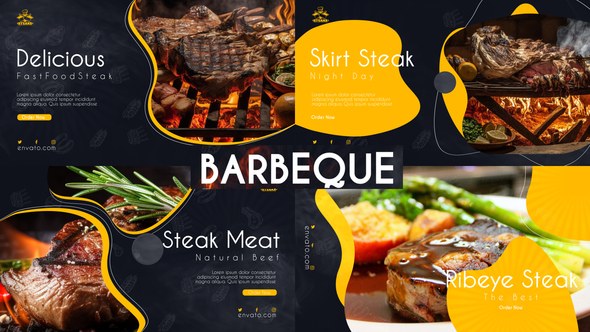 Videohive Barbecue Food Promo 50792718 Product Promo template preview