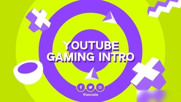 Videohive Youtube Gaming Intro 46023134 Openers template preview