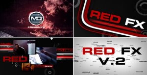 Red FX v.2 Video Displays template preview