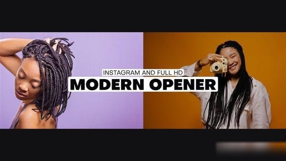 Videohive Modern Opener 45985826 Openers template preview