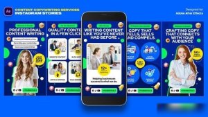 Videohive Content Copywriting Services Instagram Stories Openers template preview