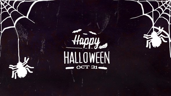 Videohive Halloween Doodles Elements template preview