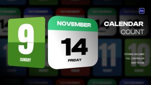 Videohive Calendar Count 60793532 Elements template preview