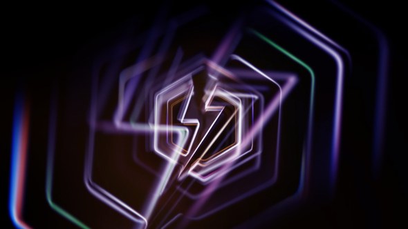 Videohive Glitch Lines Logo Logo Stings template preview