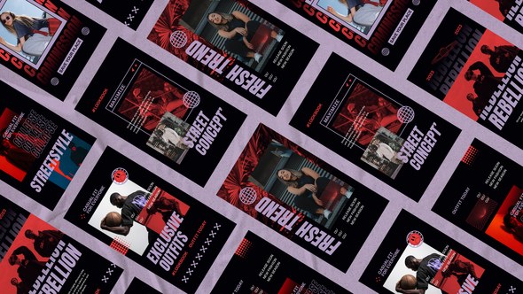 Videohive Funk Streetwear Fashion Instagram Stories Product Promo template preview