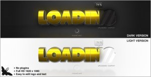 Videohive Loading Logo Logo Stings template preview