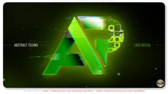 Videohive Abstract Techno Logo Reveal Logo Stings template preview