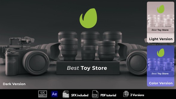 Videohive Camera Store Logo Stings template preview