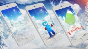 Videohive Christmas Bear Dance Ident Story Logo Stings template preview