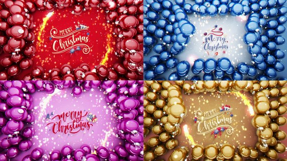 Videohive Christmas Joy Intro Openers template preview