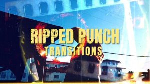Ripped Punch Transitions Premiere Pro template preview