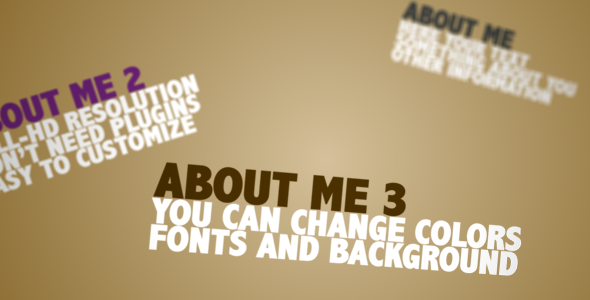 Videohive Website Portfolio Openers template preview