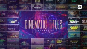 Videohive 100 Cinematic Titles Bundle Titles template preview