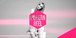 Modern Reel Opener Video Displays template preview