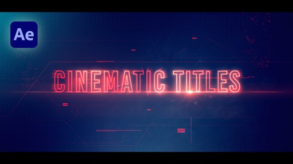 Videohive Cyber Technology Titles Titles template preview