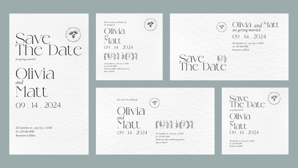 Videohive Western Wedding Invitation Openers template preview