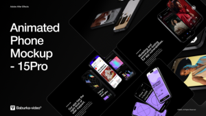 Videohive Animated Phone Mockup | 15 Pro Product Promo template preview
