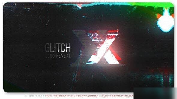 Videohive Glitch Noise Logo Reveal 51564306 Openers template preview