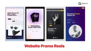 Videohive Website Promo Reels Video Displays template preview