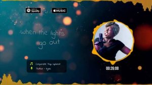 Videohive Music Players With Lyrics Titles Product Promo template preview