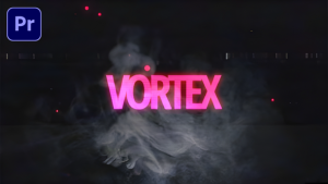 Vortex Premiere Pro template preview