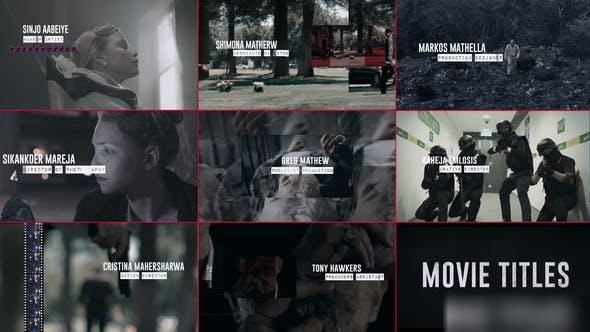 Videohive Movie Title | Film Credits Openers template preview