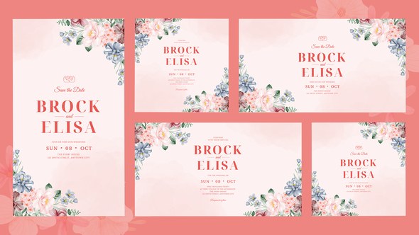 Videohive Sunny Wedding Invitation Openers template preview