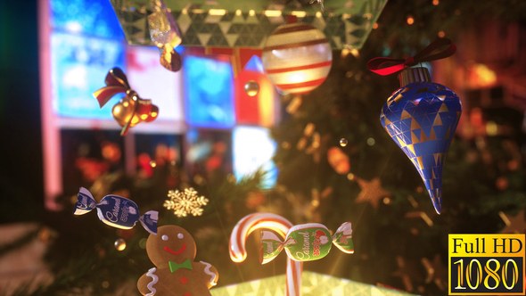 Christmas Gift Video Displays template preview