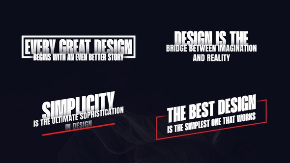 Videohive Animated Titles 48383017 Titles template preview