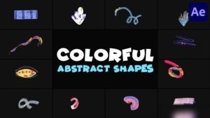 Videohive Colorful Abstract Shapes | After Effects Openers template preview