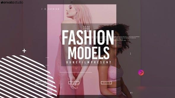 Videohive Fashion Models Opener Openers template preview